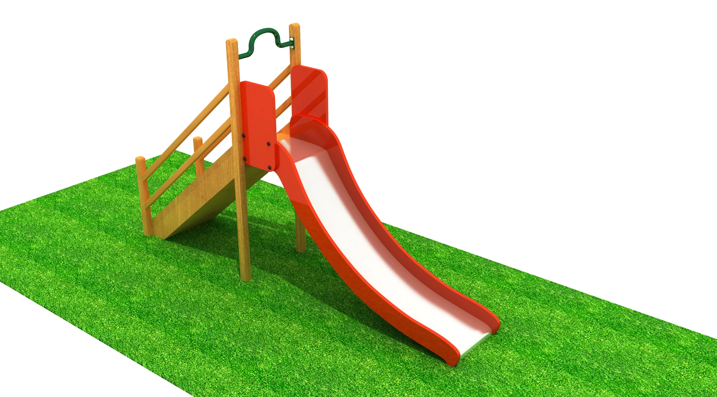Classic Wooden Playground Slide - Durable Outdoor Play Equipment for Warsaw Kindergarten - Playground equipment by HonPlay