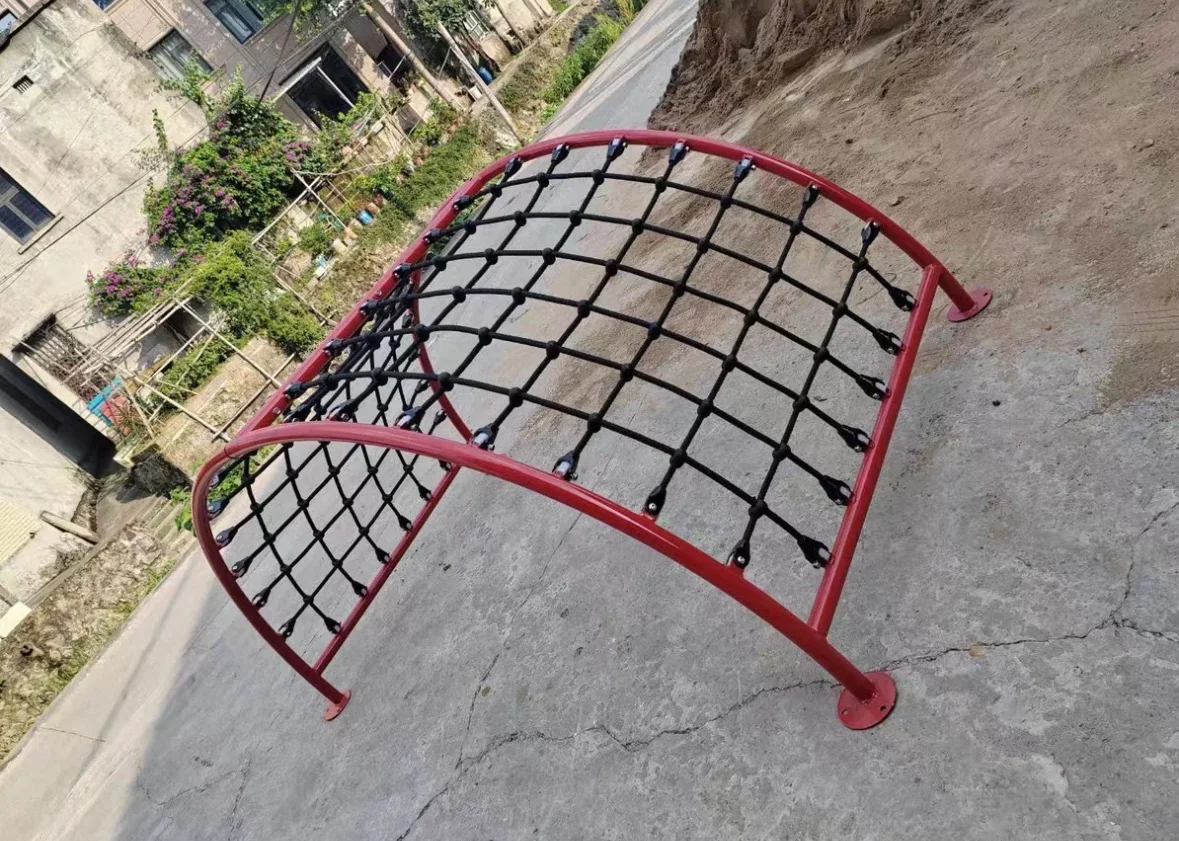 Arched Rope Climbing Tunnel - Outdoor Physical Training Equipment for Singapore Community Parks - Playground equipment by HonPlay