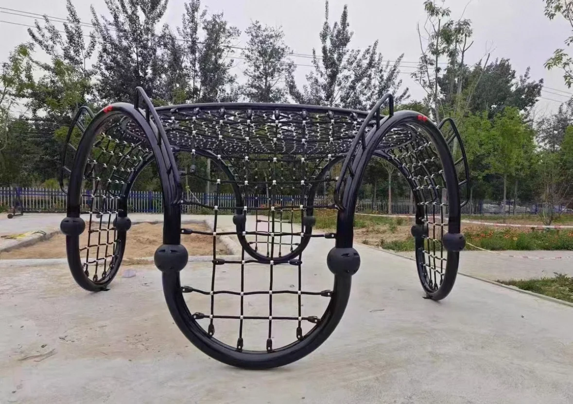 Circular Rope Climbing Dome - Outdoor Physical Training Equipment for Berlin Public Parks - Playground equipment by HonPlay