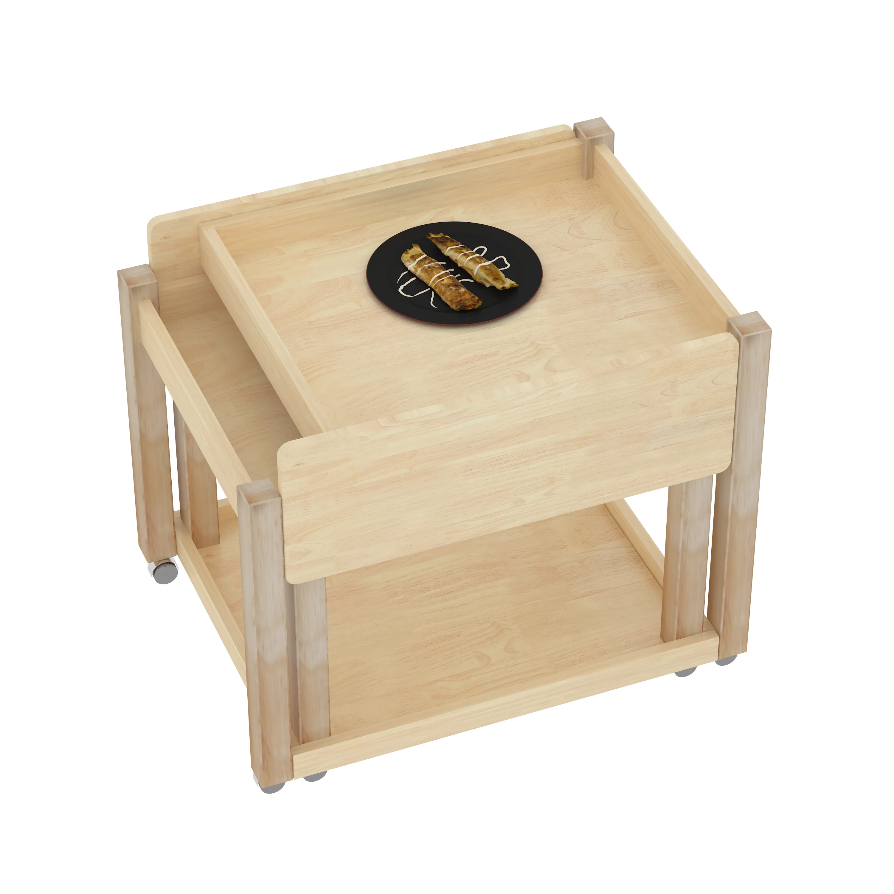 Wooden Role Play Serving Cart - Educational Pretend Play Furniture for Berlin Kindergarten - Playground equipment by HonPlay