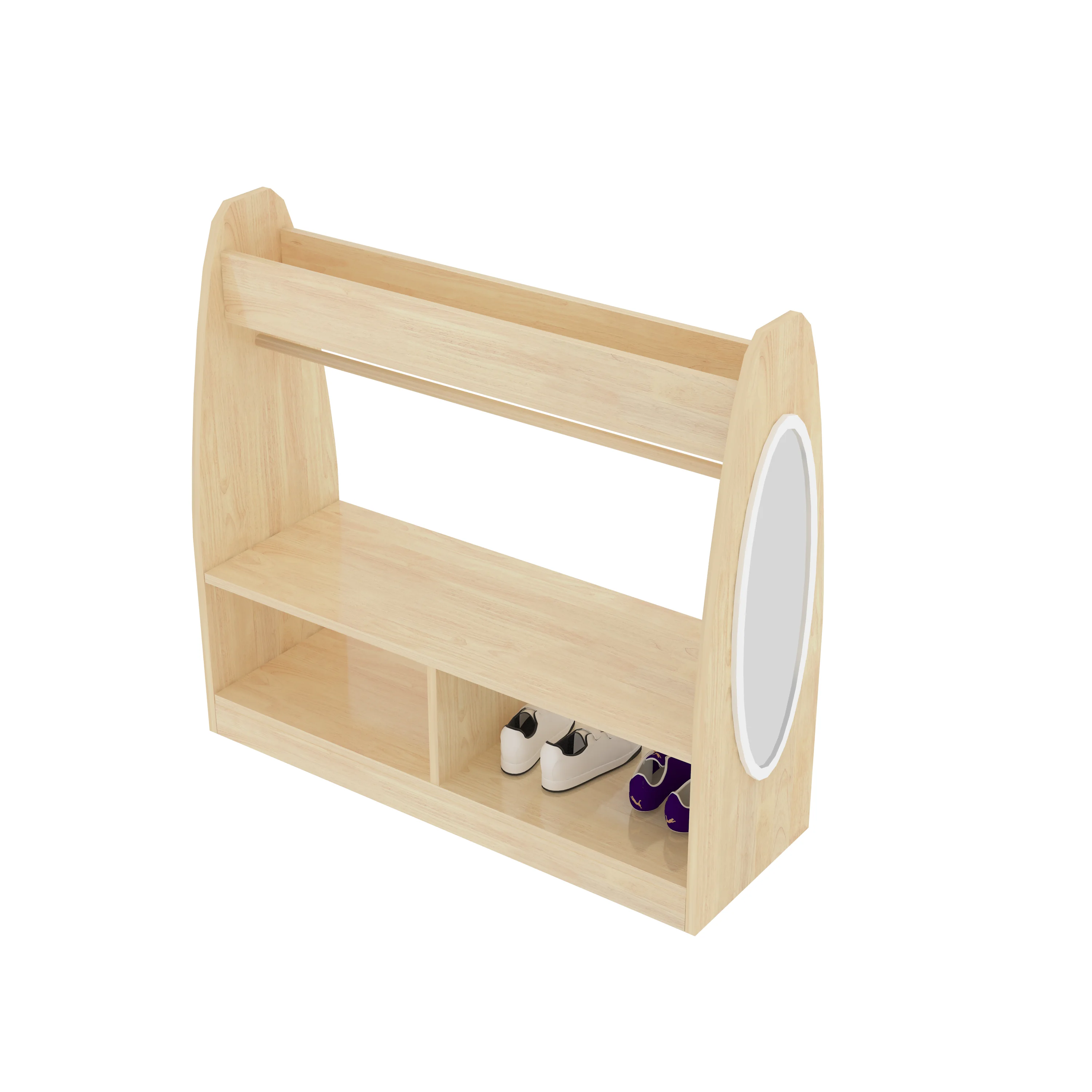 wooden children dress up center montessori, Park Benches, Rest Area, Urban Furniture by HonPlay - full product view