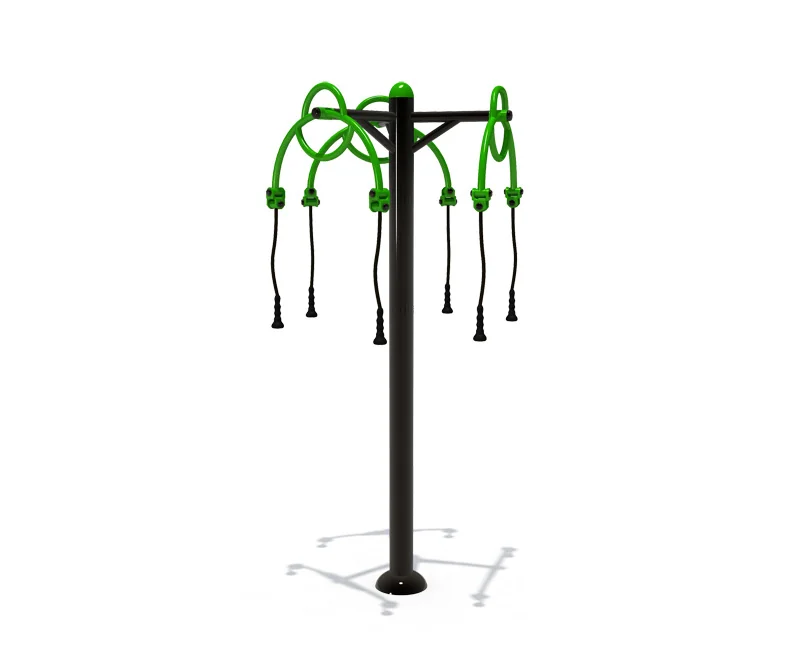 Multi-User Hanging Ring Station - Outdoor Fitness Equipment for Warsaw Public Parks - Playground equipment by HonPlay