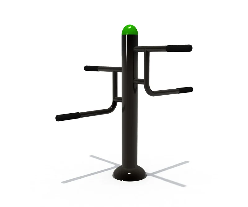 outdoor dip station multi level fitness, Outdoor Gym, Exercise, Community Fitness by HonPlay - full product view