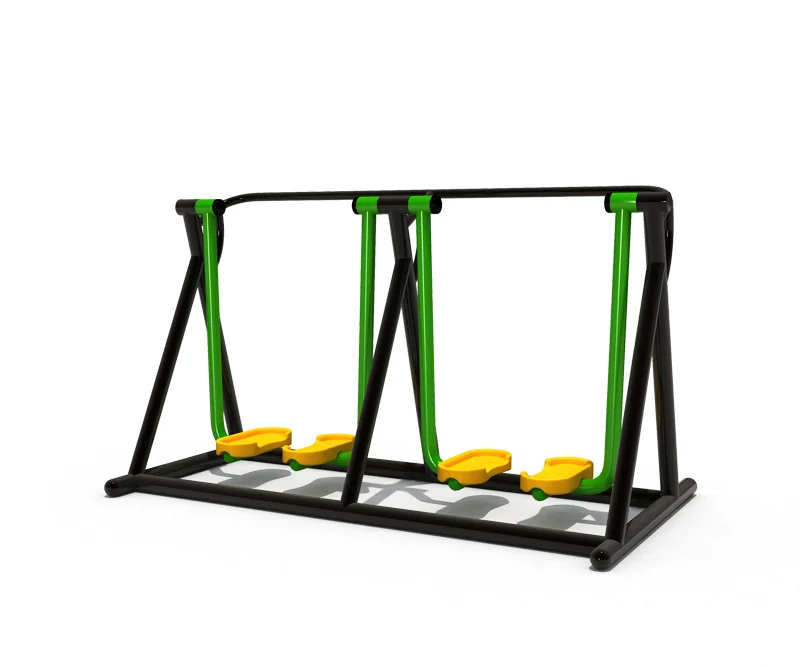 double air walker outdoor fitness station, Outdoor Gym, Exercise, Community Fitness by HonPlay - full product view
