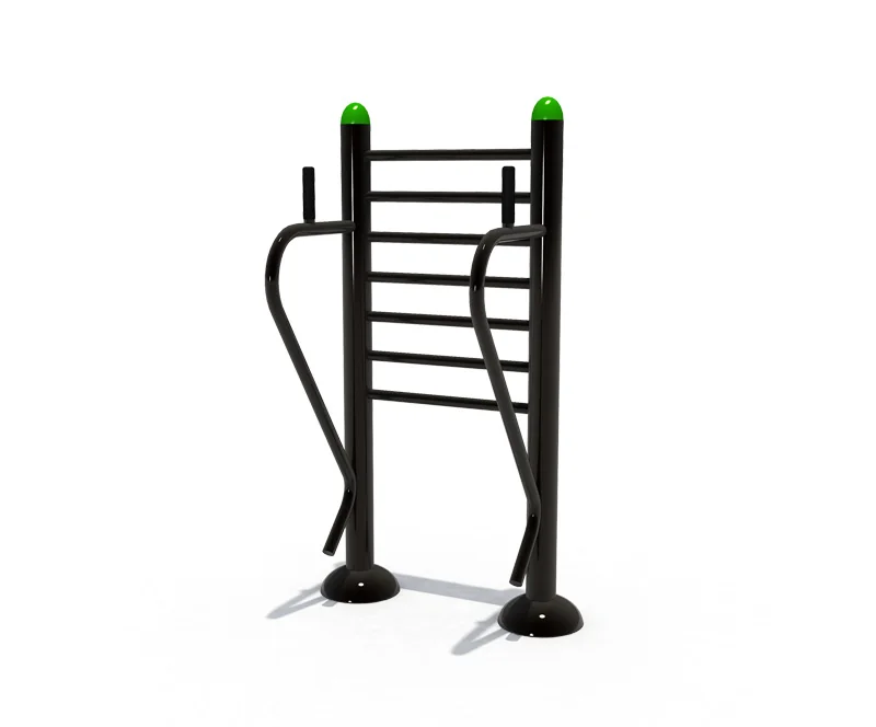 outdoor fitness dip station vertical ladder, Outdoor Gym, Exercise, Community Fitness by HonPlay - full product view