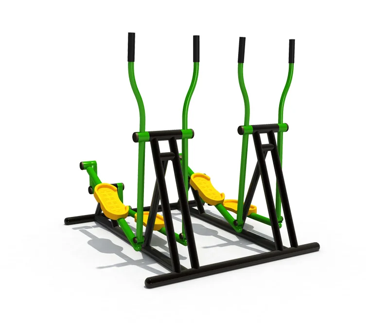 double outdoor elliptical trainer durable fitness, Outdoor Gym, Exercise, Community Fitness by HonPlay - full product view