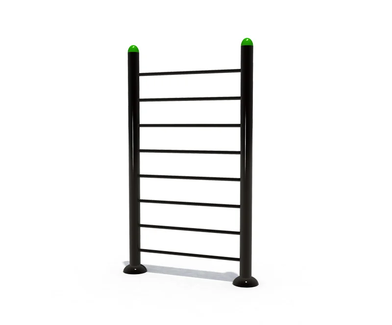 outdoor fitness wall ladder vertical climbing, Outdoor Gym, Exercise, Community Fitness by HonPlay - full product view
