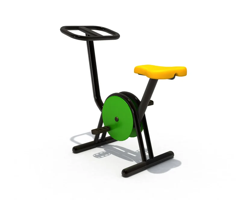 Kids Outdoor Fitness Stationary Bike - Non-Powered Playground Exercise Equipment for Dubai Community Parks - Playground equipment by HonPlay