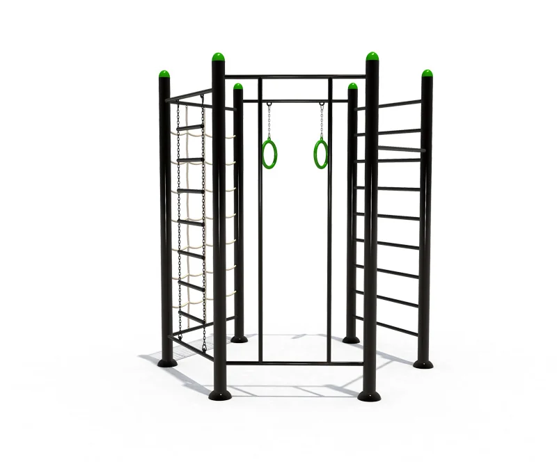 Multi-Functional Outdoor Calisthenics Station - Professional Fitness Equipment for Berlin Public Parks - Playground equipment by HonPlay