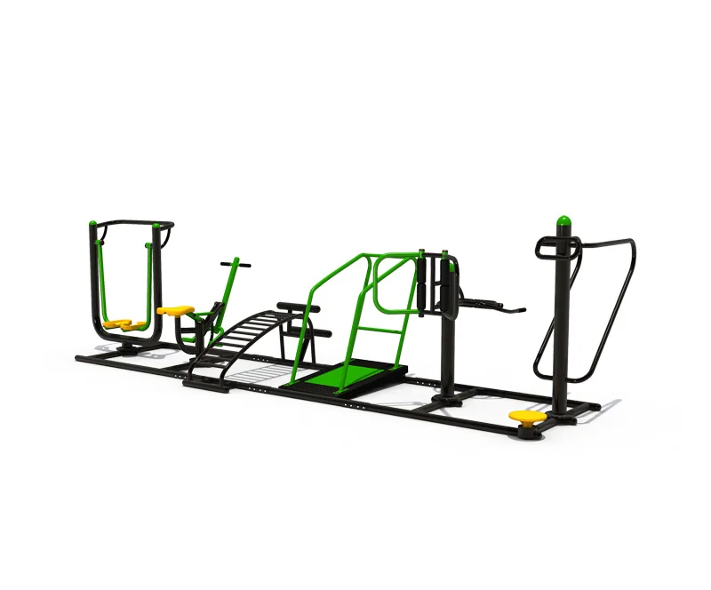 Multi-Station Outdoor Fitness Circuit - Durable Community Gym Equipment for Berlin Public Parks - Playground equipment by HonPlay