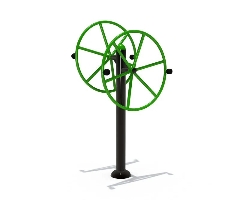 Outdoor Tai Chi Shoulder Wheels - Senior Fitness Equipment for Warsaw Public Parks - Playground equipment by HonPlay