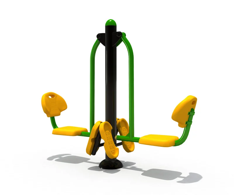 outdoor double leg press machine durable, Outdoor Gym, Exercise, Community Fitness by HonPlay - full product view