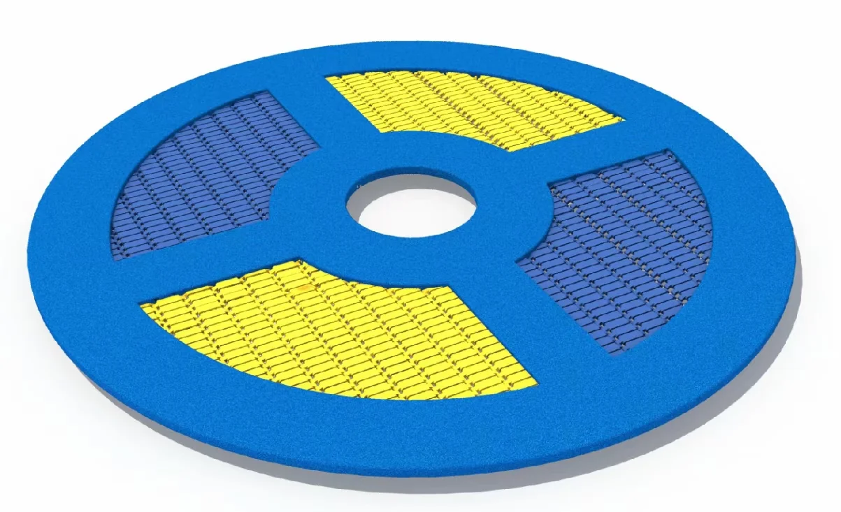 circular ground trampoline mat durable outdoor playground by HonPlay - full product view