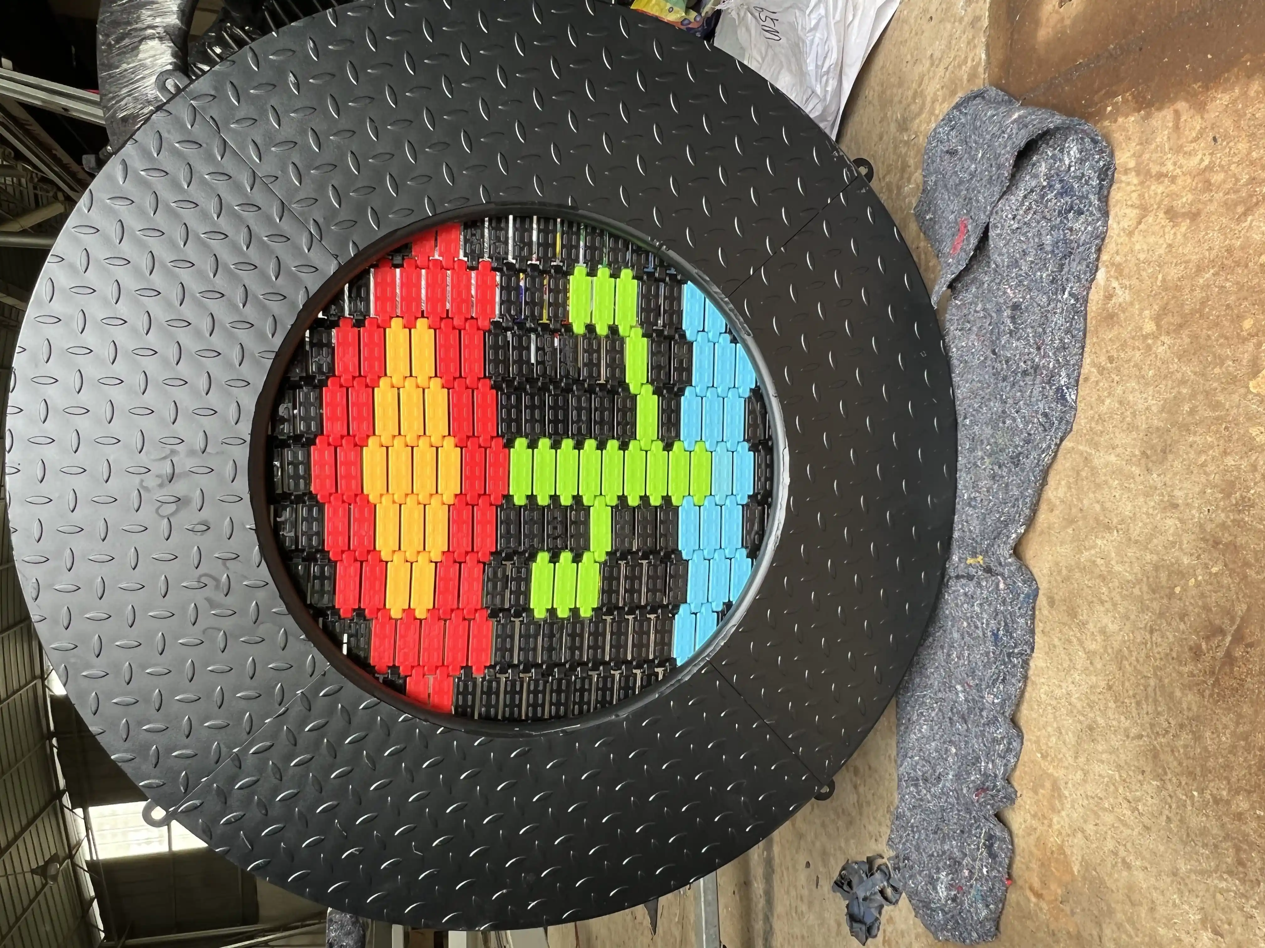 Interactive Pixel Floor Tile - Durable Non-Powered Playground Component for Dubai Mall Play Zone - Playground equipment by HonPlay