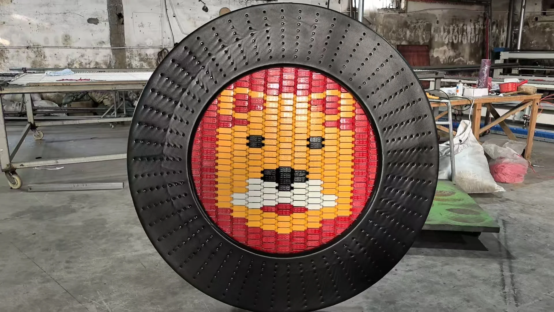 Lion Block Interactive Wall Panel - Sensory Play Equipment for Dubai Mall Play Zone - Playground equipment by HonPlay