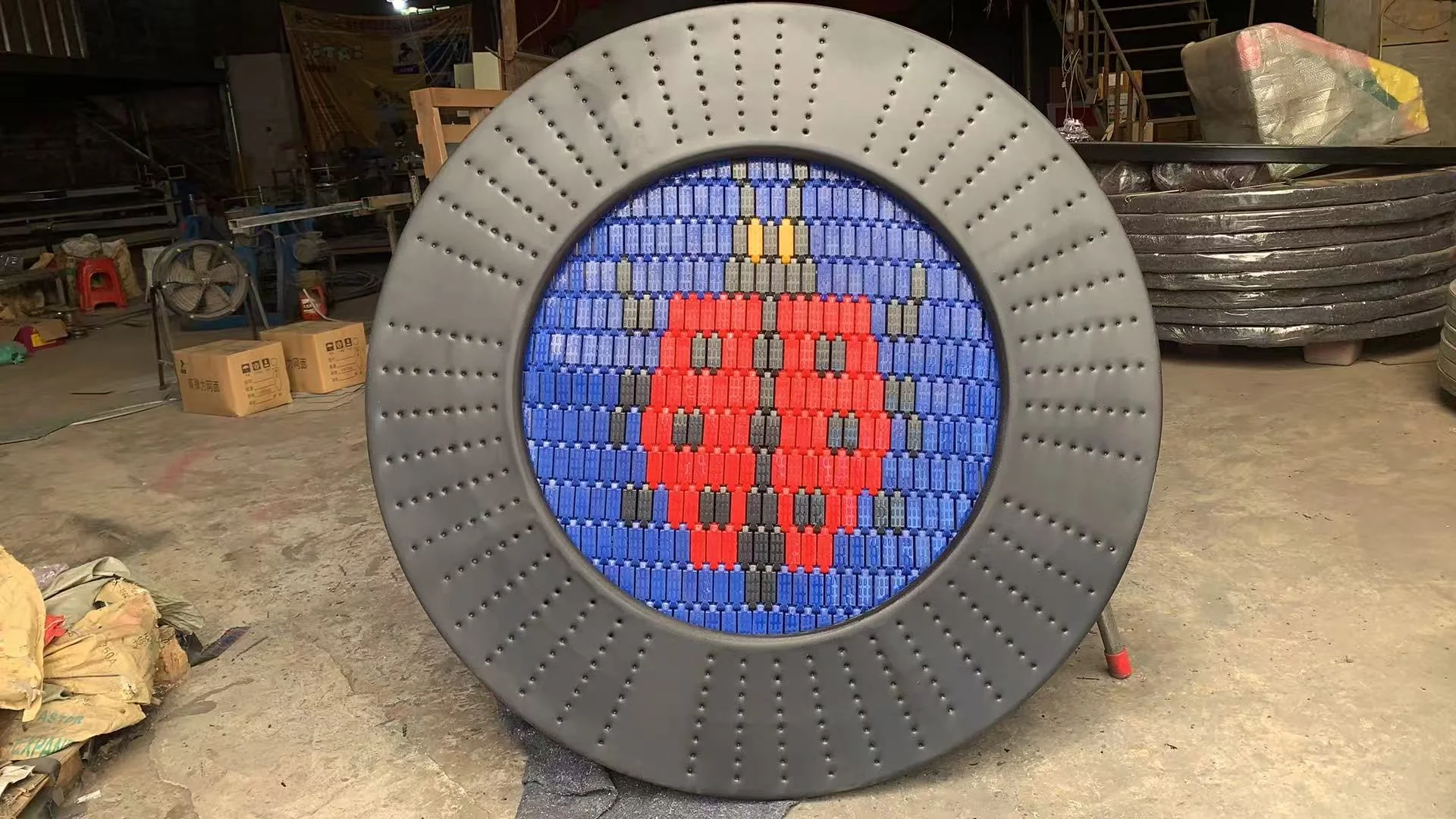 ladybug interactive spinning wall panel creative by HonPlay - full product view