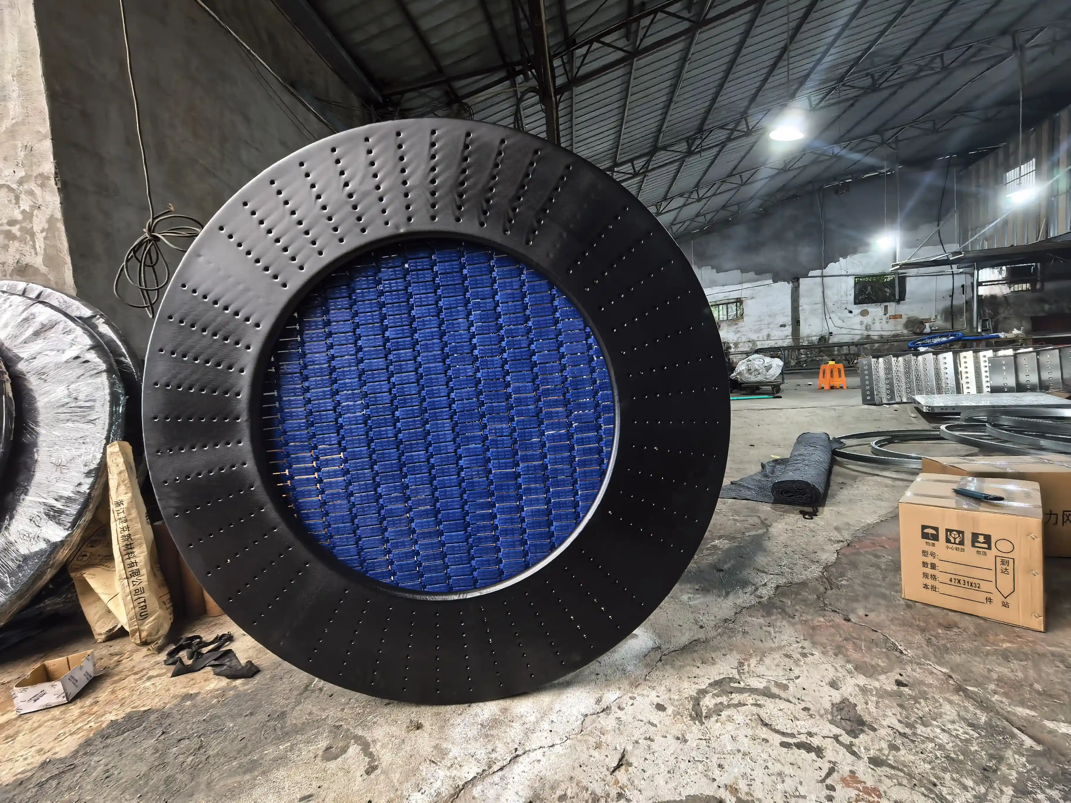 Circular Trampoline Jumping Module - Commercial Outdoor Playground Equipment for Warsaw Public Parks - Playground equipment by HonPlay