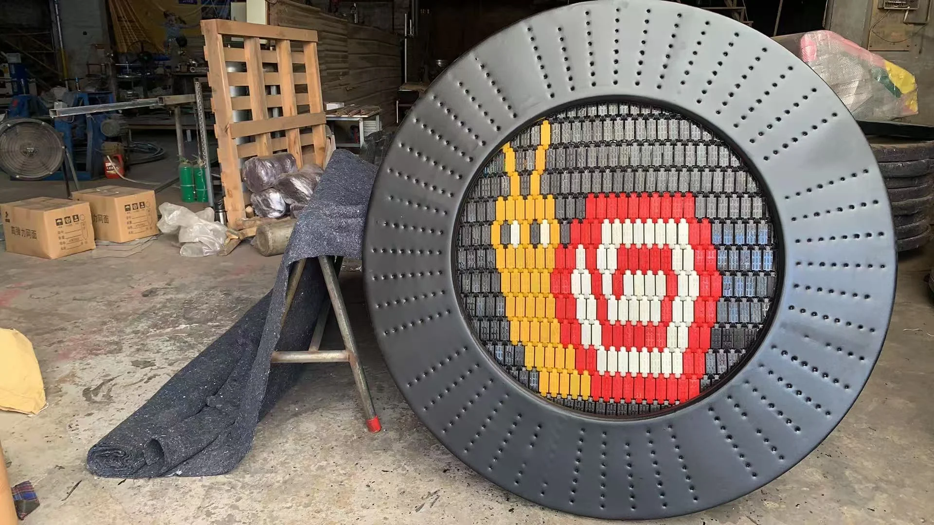 Interactive Pixel Art Wall Panel - Sensory Play Equipment for Warsaw Indoor Playground - Playground equipment by HonPlay