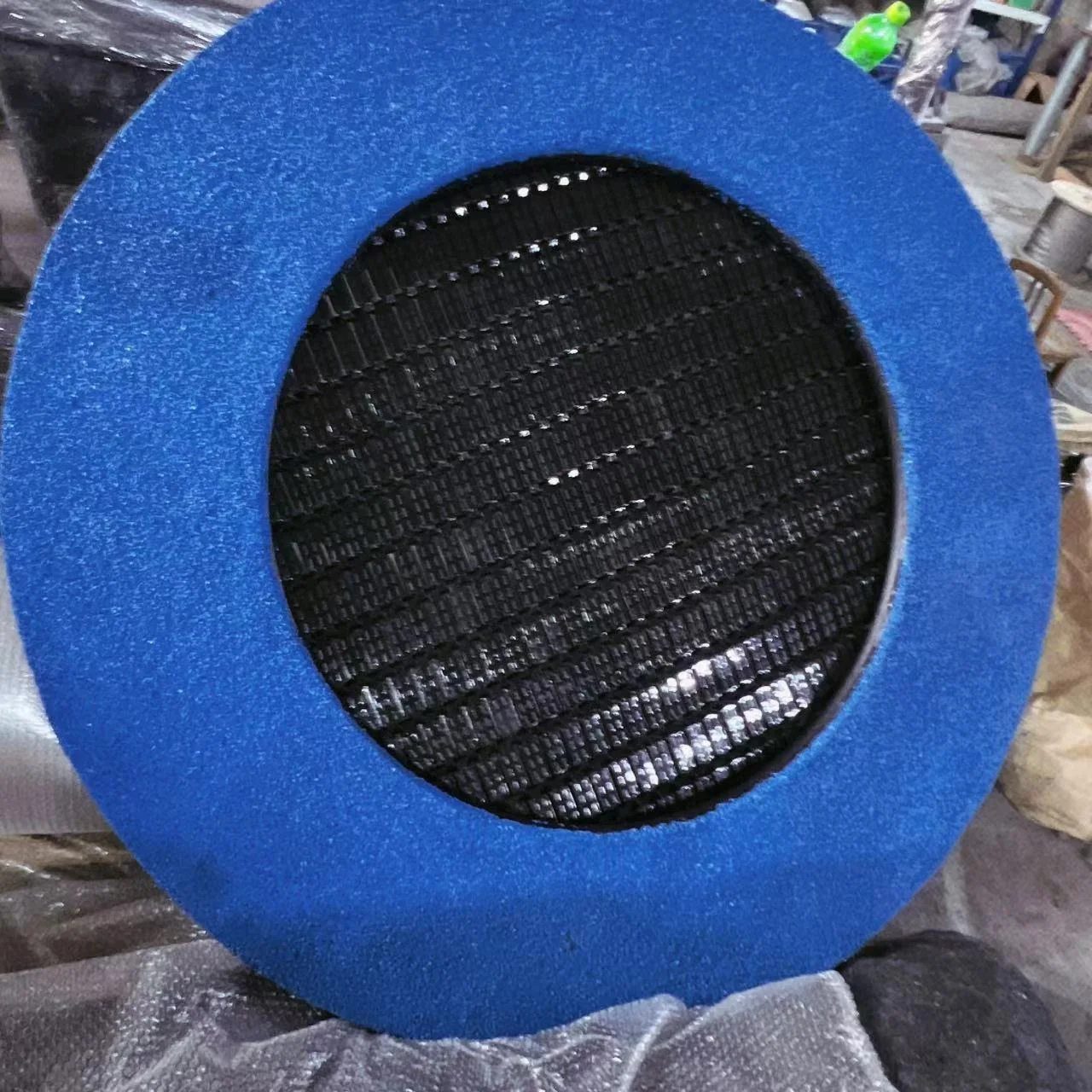 Round Trampoline Bed with Protective Padding - Durable Indoor Playground Component for Warsaw Family Entertainment Centers - Playground equipment by HonPlay