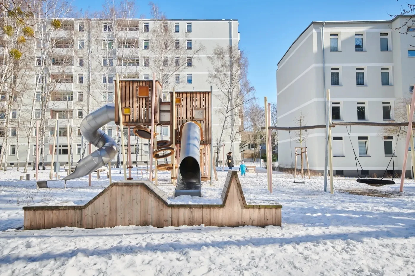 wooden multi level adventure tower eco, Iconic, Custom Landmark, Engineering Masterpiece by HonPlay - safety certification and compliance