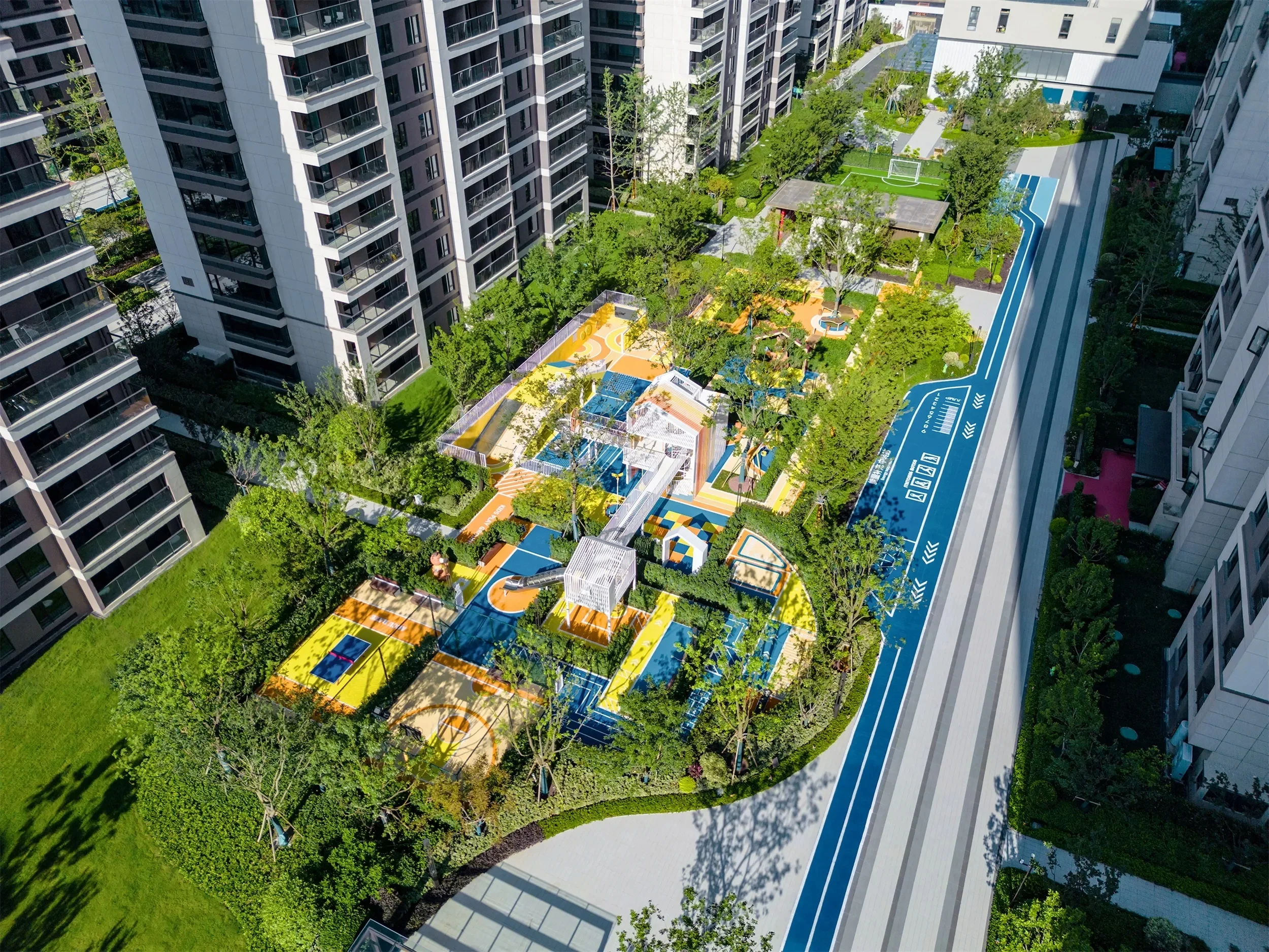 modern multi functional outdoor playground system premium, Iconic, Custom Landmark, Engineering Masterpiece by HonPlay - additional product views