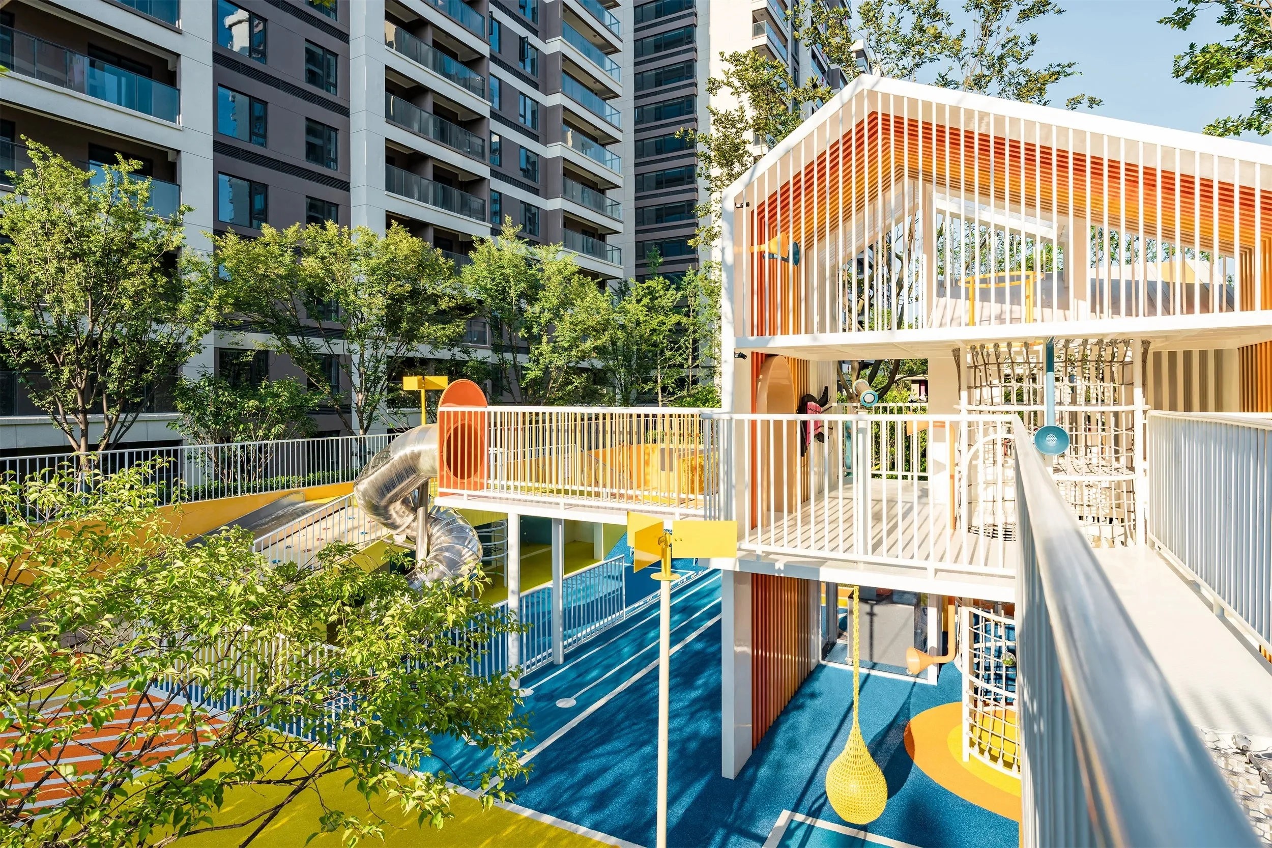 multi functional outdoor playground hub integrated non, Iconic, Custom Landmark, Engineering Masterpiece by HonPlay - safety certification and compliance