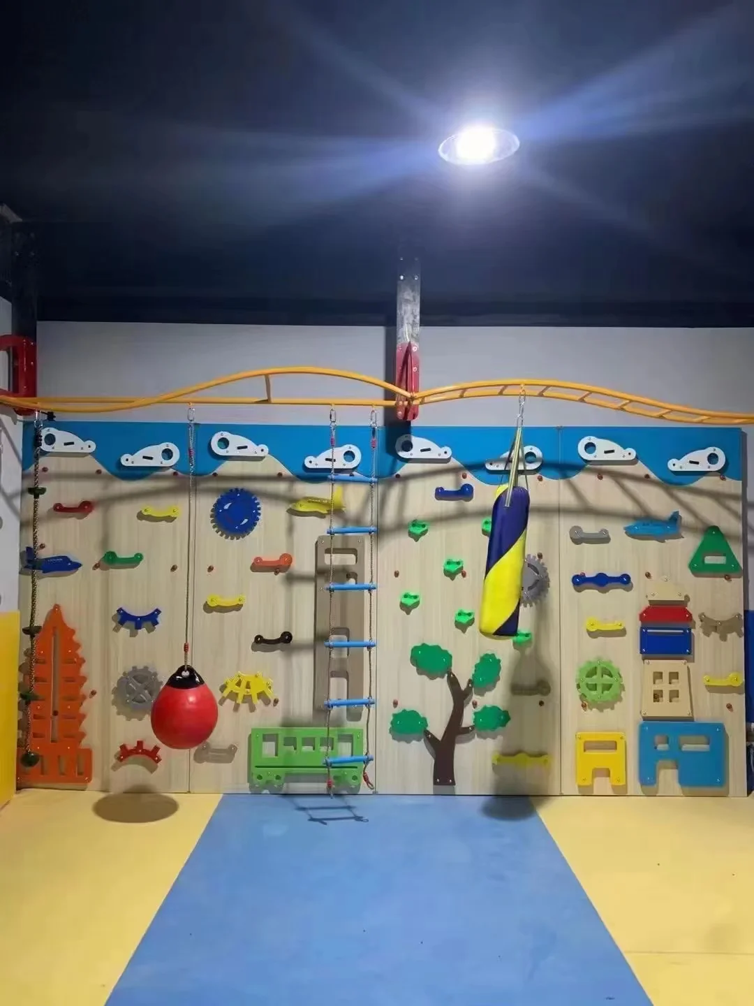 Multi-Functional Indoor Climbing Wall - Sensory Play Equipment for Dubai Mall Play Zone - Playground equipment by HonPlay