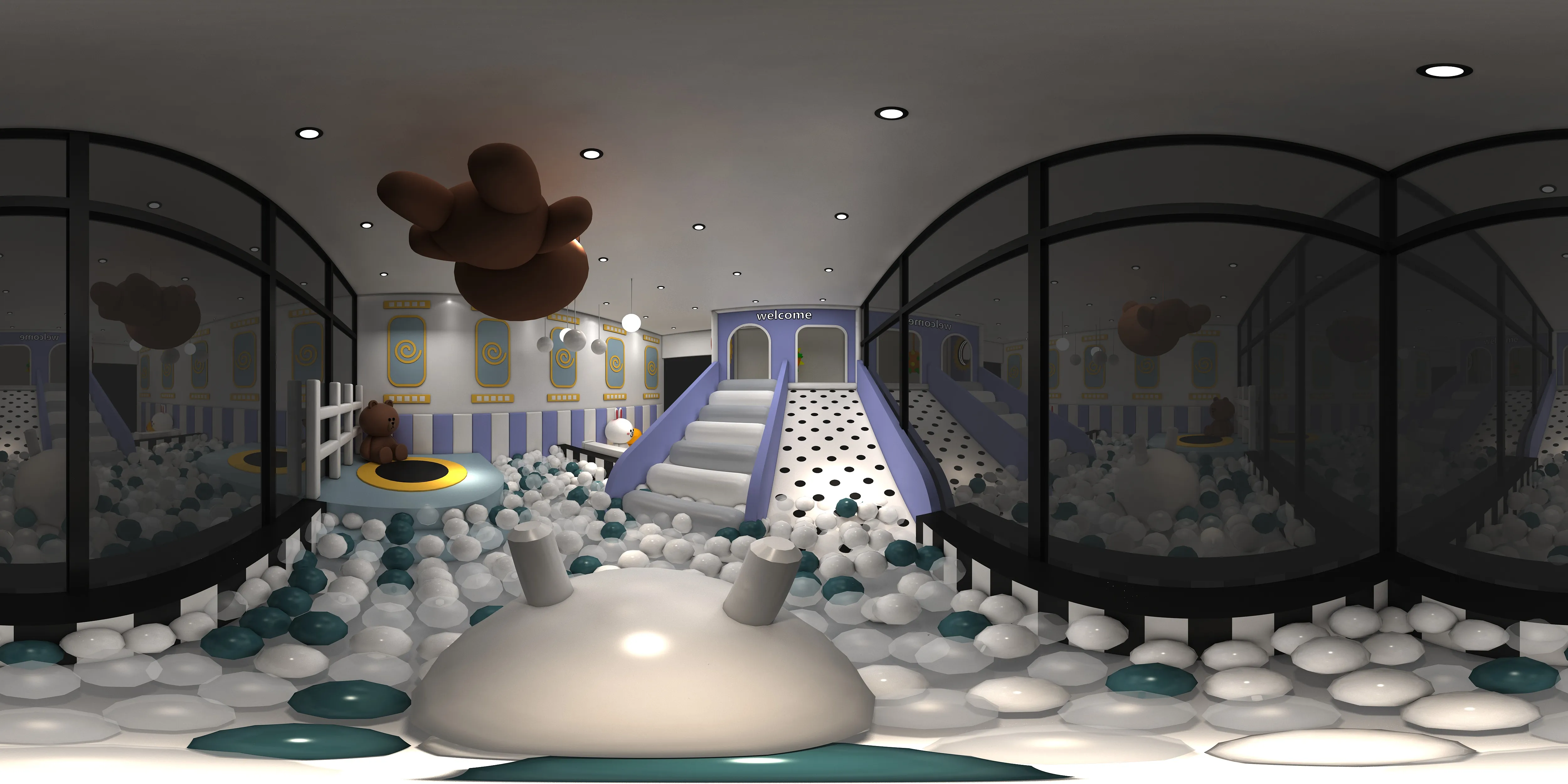 Character-Themed Indoor Ball Pit - Custom Soft Play Equipment for Dubai Mall Play Zone - Playground equipment by HonPlay