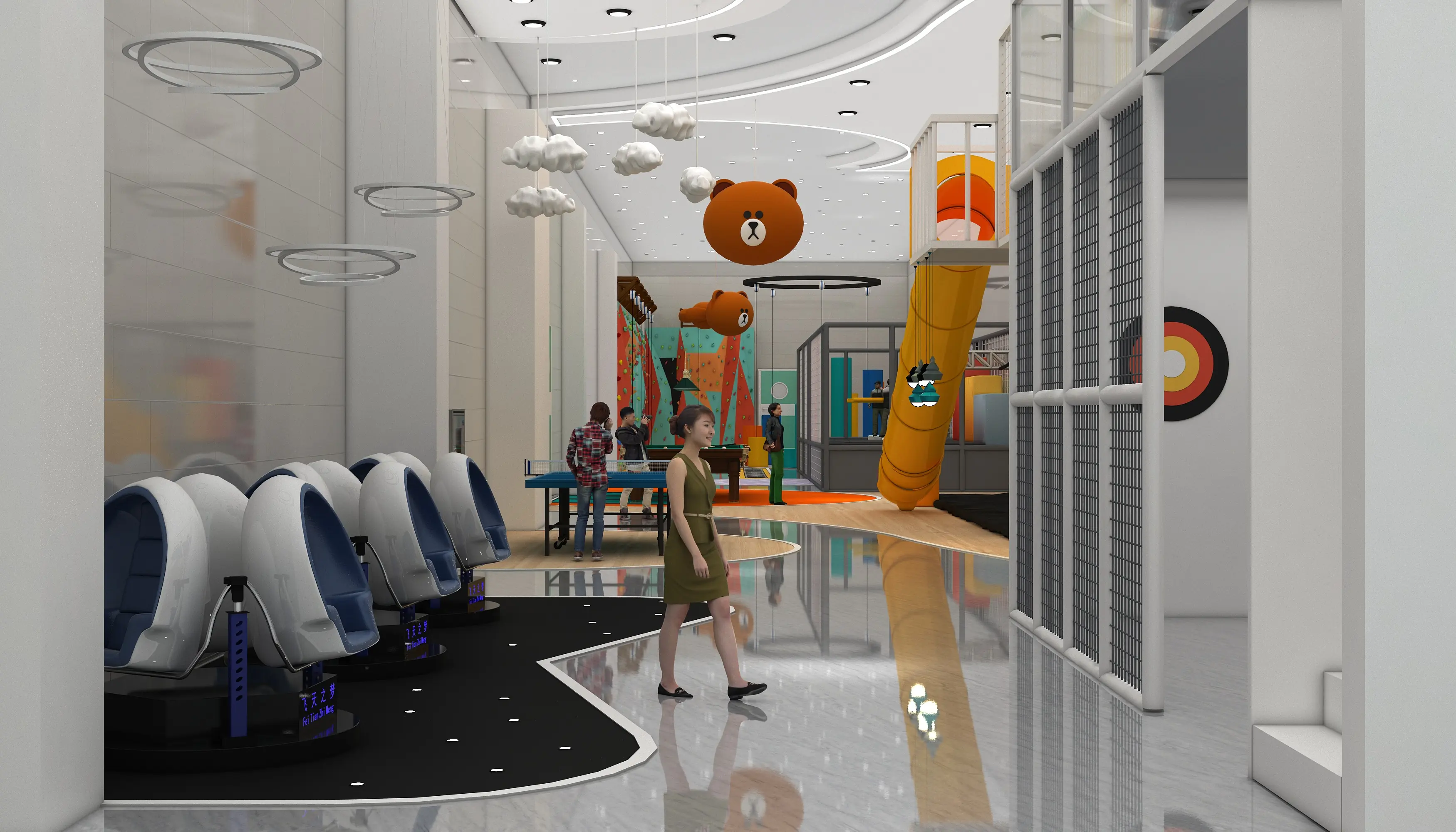 integrated indoor family entertainment center multi, Soft Play, Indoor Center, Safe Environment by HonPlay - full product view