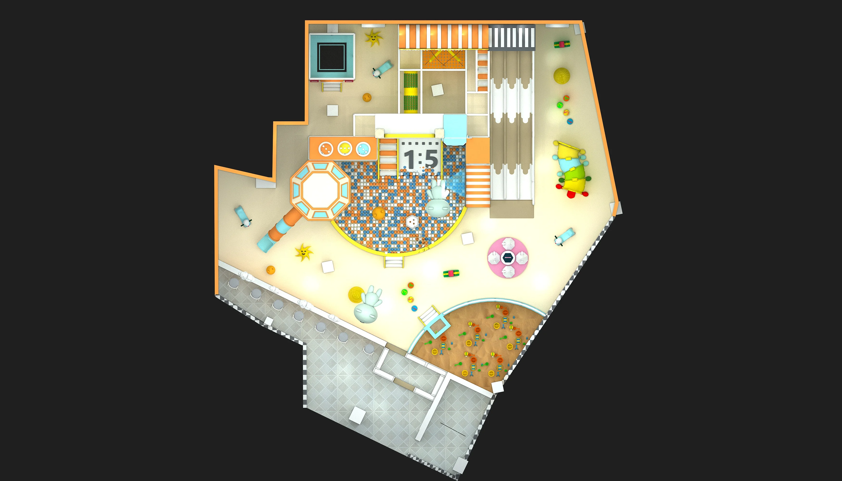 Comprehensive Indoor Soft Play Center - Multi-Functional Playground Equipment for Dubai Mall Play Zone - Playground equipment by HonPlay