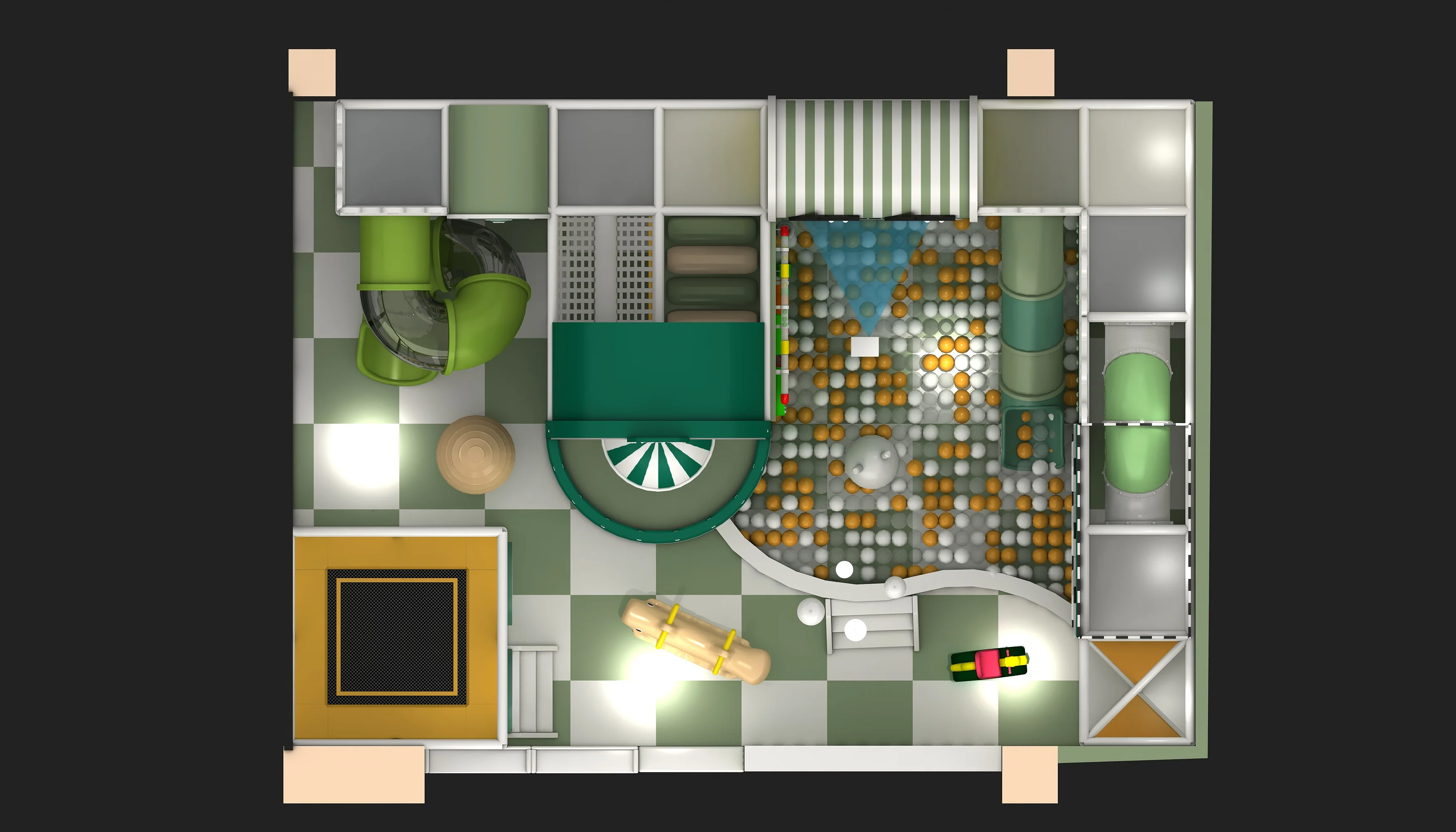 forest theme indoor soft play center, Soft Play, Indoor Center, Safe Environment by HonPlay - full product view