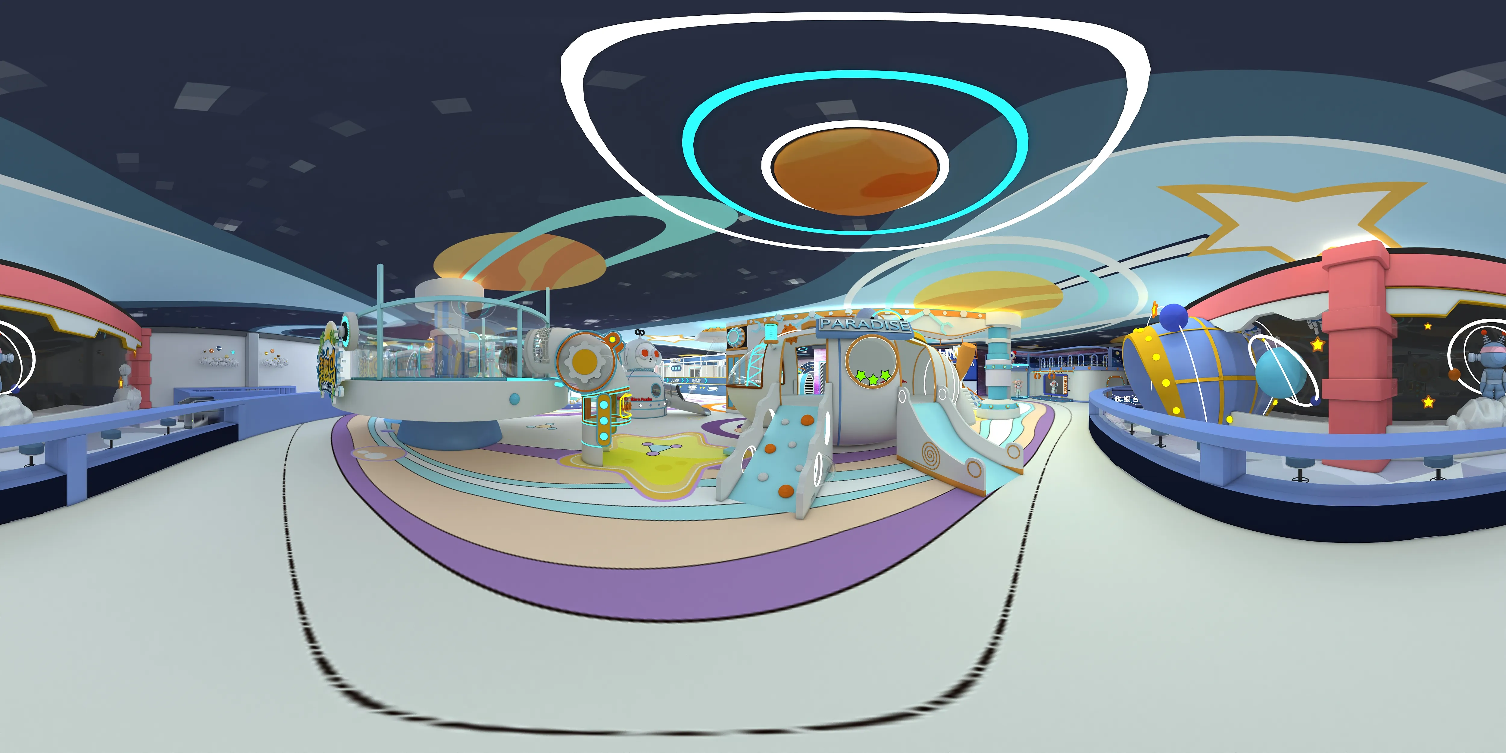 Space Odyssey Indoor Playground - Galactic Theme Soft Play Equipment for Dubai Mall Entertainment Zones - Playground equipment by HonPlay