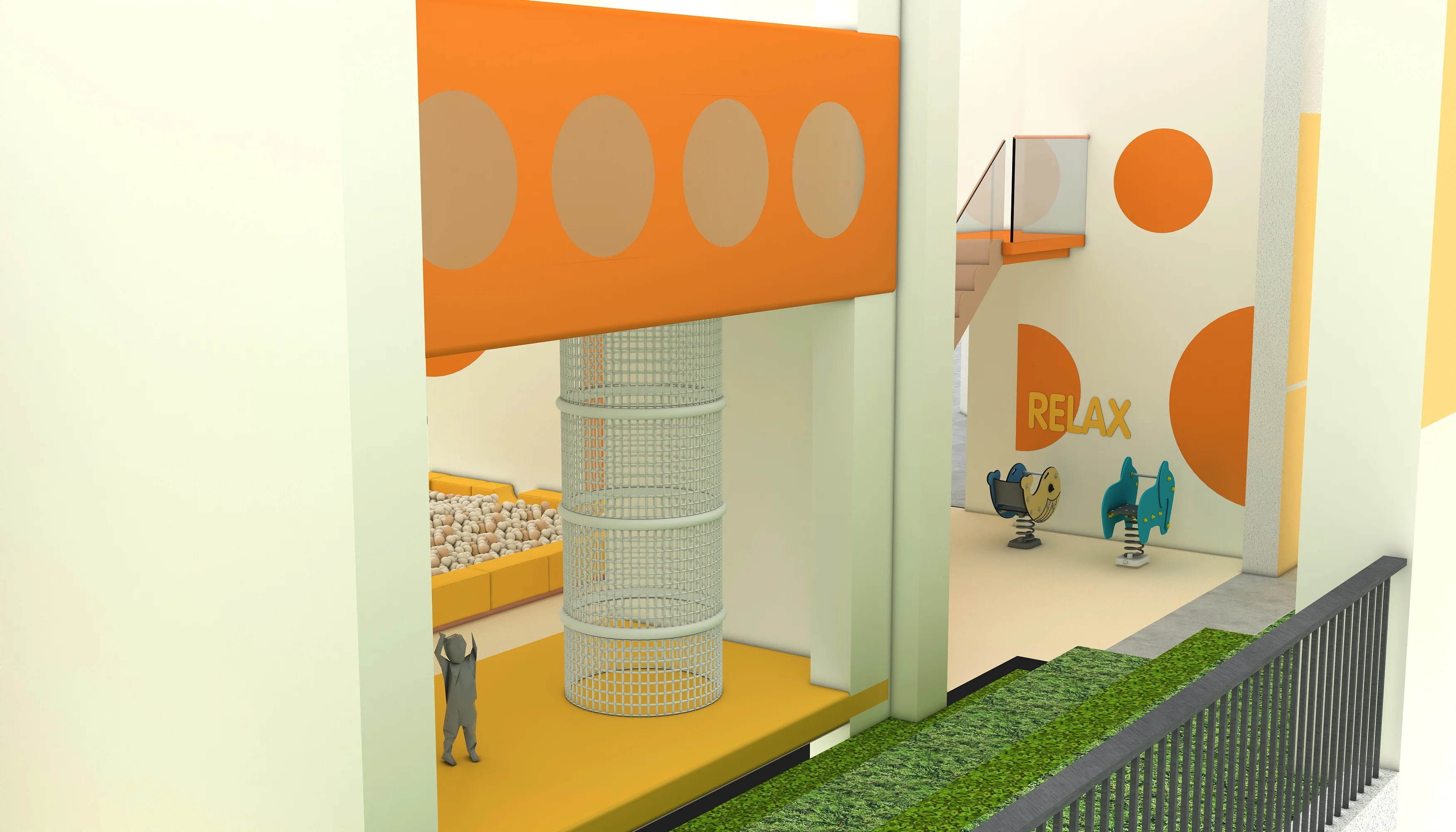 integrated indoor adventure play zone commercial, Soft Play, Indoor Center, Safe Environment by HonPlay - full product view