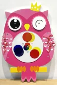 Owl Sensory Wall Panel - Interactive Educational Play Equipment for Berlin Kindergarten - Playground equipment by HonPlay