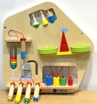 Sensory Wall Activity Board - Educational Wooden Play Panel for Berlin Kindergarten - Playground equipment by HonPlay