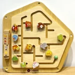 Animal Maze Wall Activity Board - Educational Sensory Play Equipment for Prague Kindergarten - Playground equipment by HonPlay
