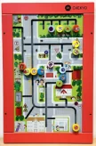 magnetic city traffic maze wall panel by HonPlay - full product view