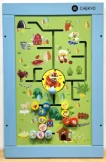 Interactive Farm Maze Wall Game - Educational Sensory Play Panel for Warsaw Kindergarten - Playground equipment by HonPlay