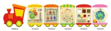 train sensory wall activity panels interactive by HonPlay - full product view