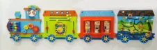 Wooden Train Wall Activity Center - Sensory Play Panels for Warsaw Kindergarten Market - Playground equipment by HonPlay