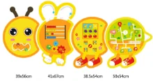 caterpillar sensory wall activity panels educational by HonPlay - full product view