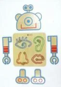 robot sensory wall panel educational interactive by HonPlay - full product view