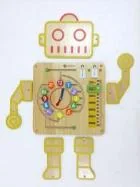 robot wall activity board educational sensory by HonPlay - full product view