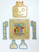 Robot Interactive Wall Panel - Educational Sensory Play Equipment for Warsaw Kindergarten - Playground equipment by HonPlay