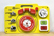 interactive telephone sensory wall panel educational by HonPlay - full product view