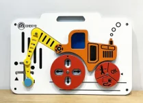 excavator construction wall activity board interactive by HonPlay - full product view