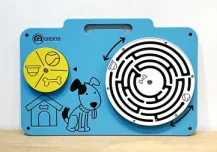 dog themed interactive wall panel educational by HonPlay - full product view