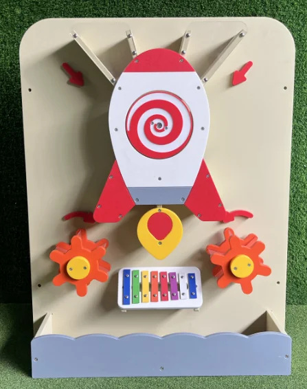rocket theme wall activity board interactive by HonPlay - full product view