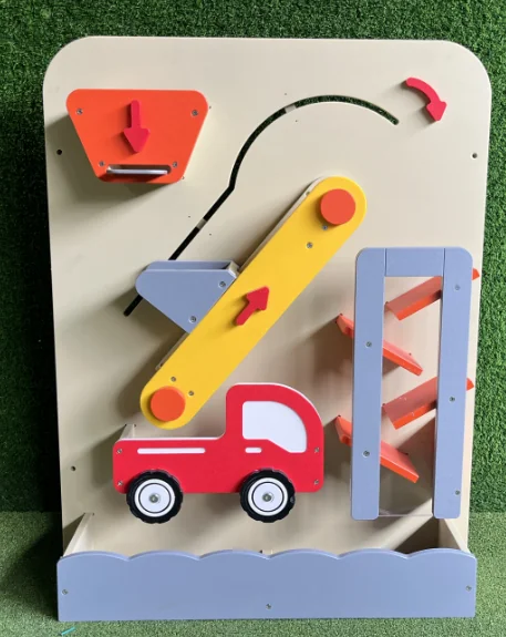 interactive construction wall activity board educational by HonPlay - full product view