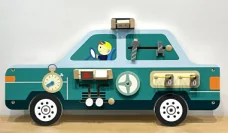 Interactive Car Activity Wall Board - Sensory Play Equipment for London Early Learning Centers - Playground equipment by HonPlay
